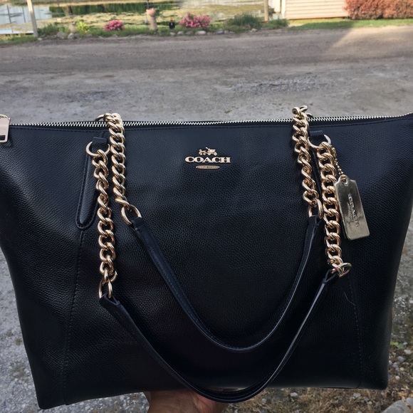 ☘️✅FINAL PRICE☘️✅COACH AVA BLACK SHOULDER BAG - Picture 7 of 16